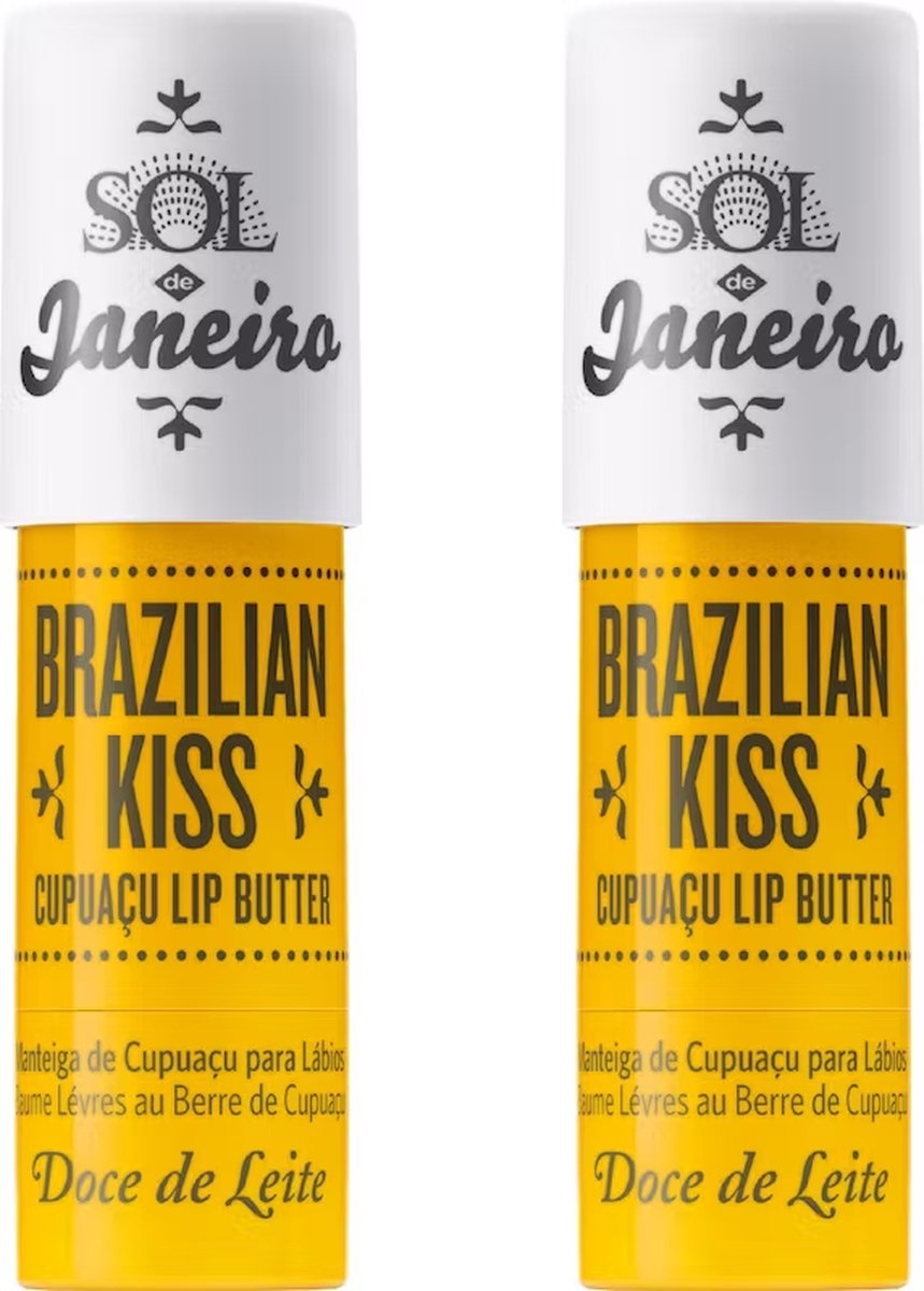 Sol de Janeiro - 2x Brazilian Kiss Cupuacu Lip Butter - Lipbalsem - 6,2 g