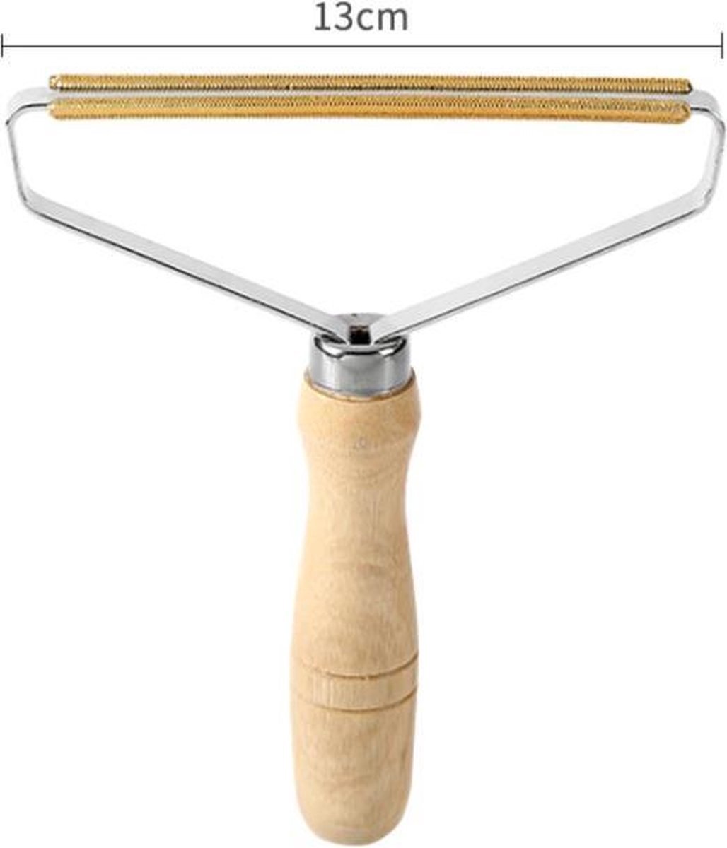 *** 2x Pluizenverwijderaar - Duo Ontpluizer - Verwijdert Pluisjes - Voor Tapijt - Wollen Kleding - van Heble® ***
