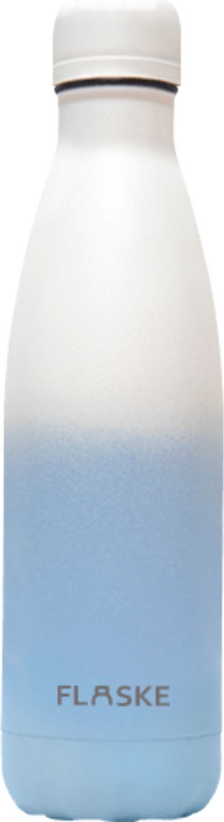 FLASKE Gradient Frost - RVS Drinkfles van 500ML - Geschikt als waterfles, thermosfles en thermoskan