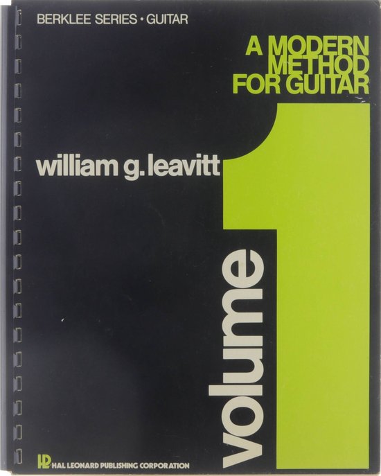  A Modern Method for Guitar - Volume 1 Book/Online Media:  0073999494006: Leavitt, William: Books