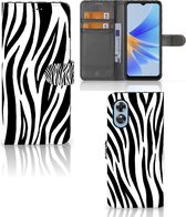 Beschermhoesje OPPO A17 Smartphone Hoesje Zebra