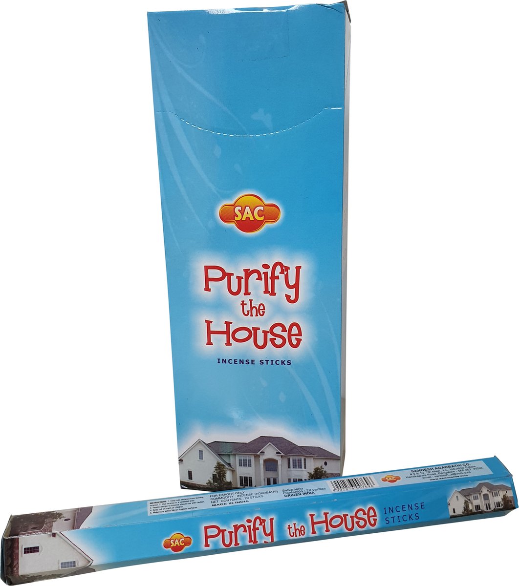 Goedkoopste SAC Purify the House 6 doosjes à 25gr.