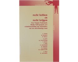Recht hebben en recht krijgen : een Vlaams-Nederlands Ronde Tafel-gesprek over schadeloosstelling aan slachtoffers van een onrechtmatige daad : Leuven, 15 april 1988