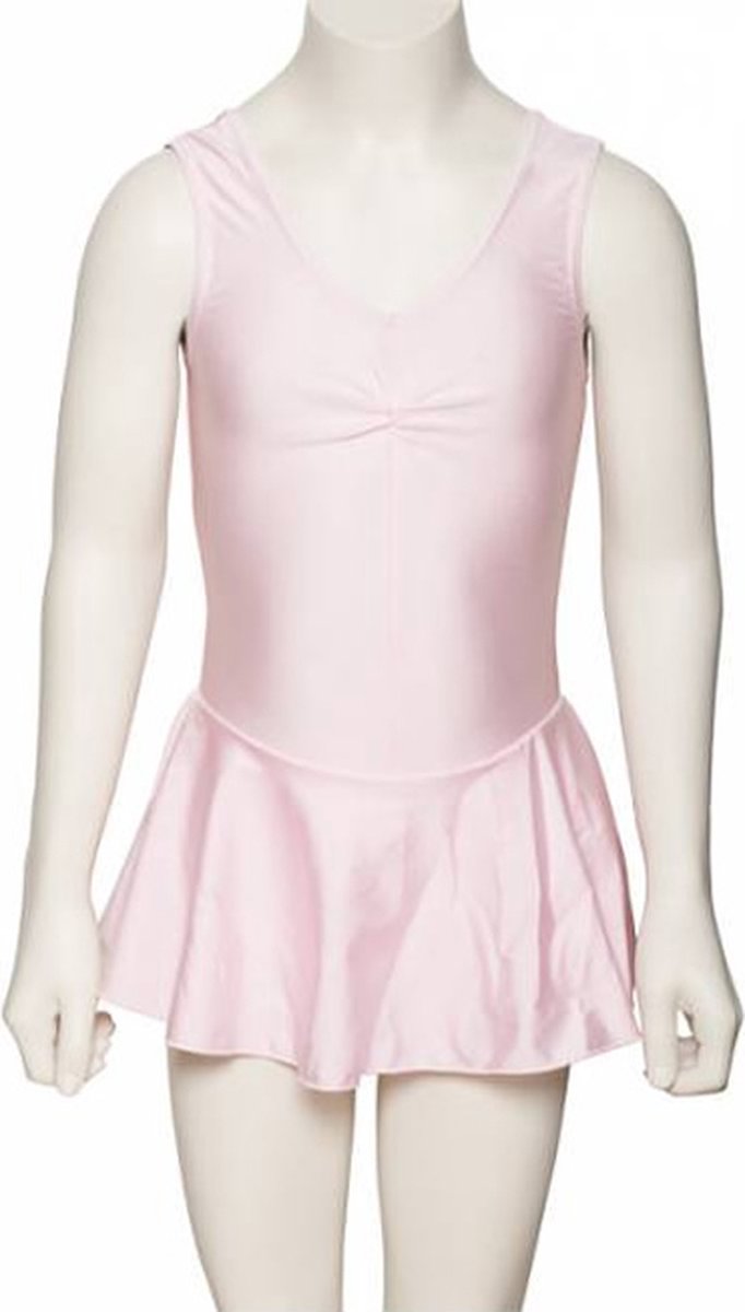 Katz - Balletpakje - Lycra - Met vast rokje - Baby Pink - Maat 2-4 Jaar - 92-104