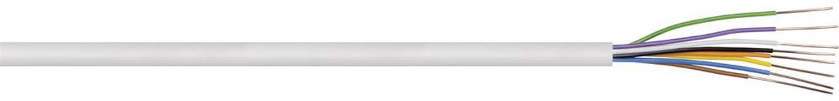 Kash 70I130 Beldraad, omhuld 3 x 2 x 0.8 mm² Wit 10 m