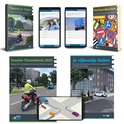 Theorieboek Scooter 2023 Compleet pakket - Brommer Rijbewijs AM - Met Theorieboek, Online, Samenvatting en meer - Lens Media
