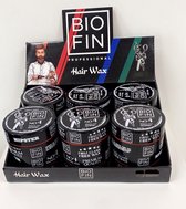 Biofin Haarwax No4 Mega Hold Haar Wax voordeelpak 6 stuks - haarwax - wax - kappers - salon gebruik 900 ml