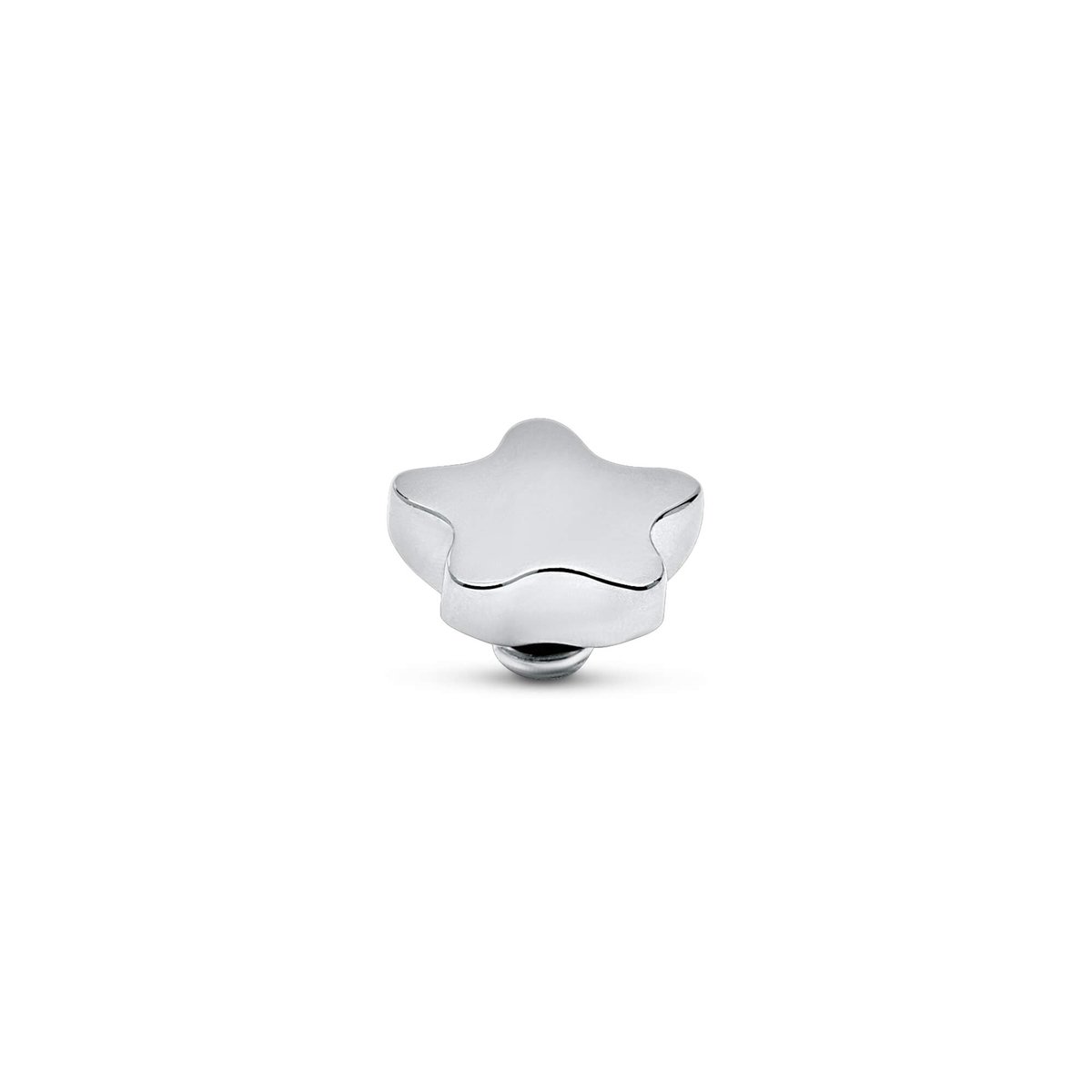 Melano Twisted Basic Star Steentje Zilver