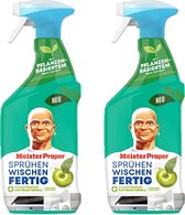 Mr. Proper Keukenreiniger spray Appel 2 x 800ml - Antibacterieel - Allesreiniger - Voordeelverpakking
