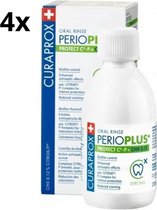 Curaprox Perio Plus Protect CHX 0.12 Mondspoeling - 4 x 200 ml - Voordeelverpakking