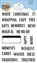 ECD Clear stamps - Winter words