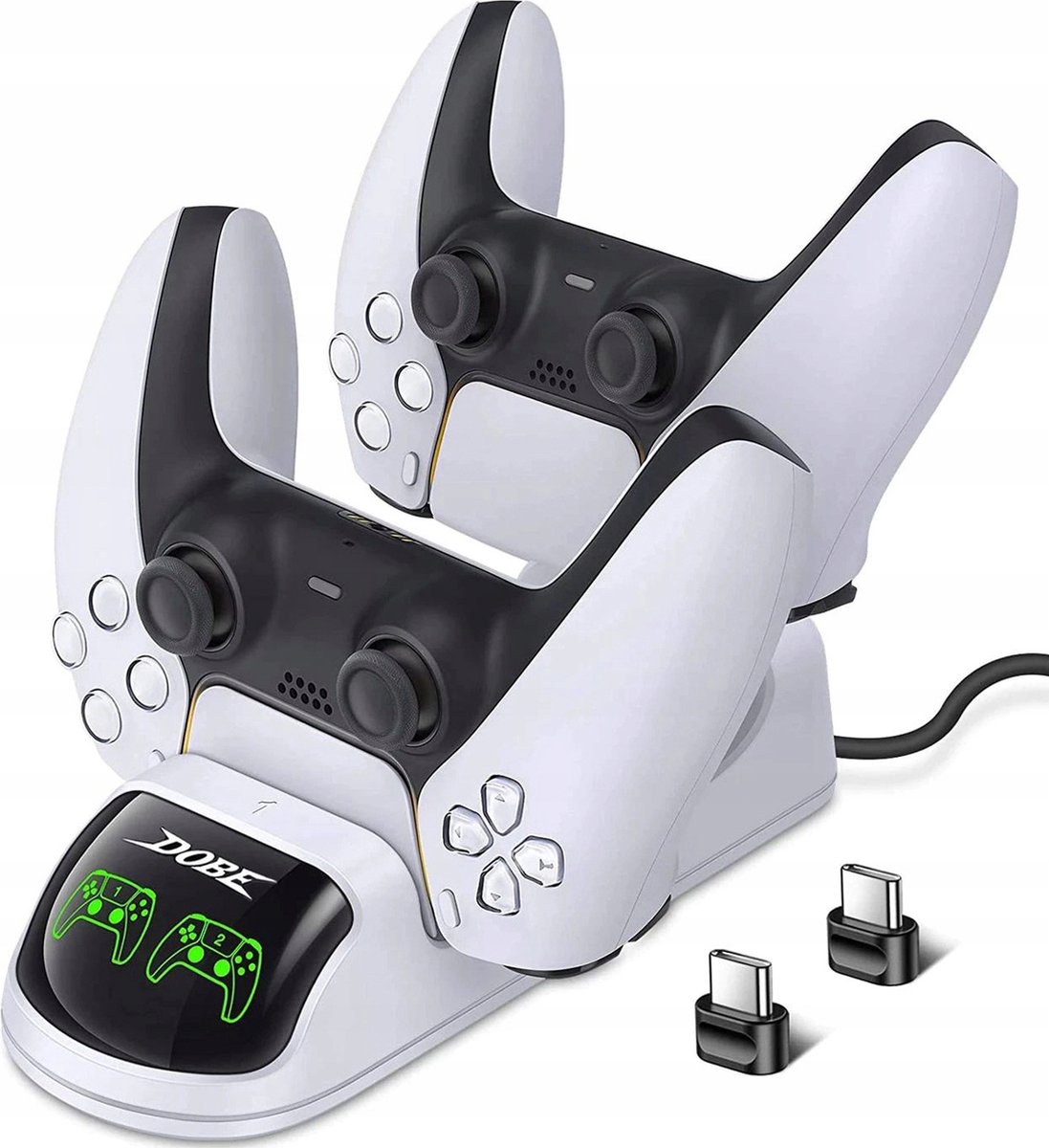 Dockingstation Playstation 5 - Oplader - Dualsense - Wit