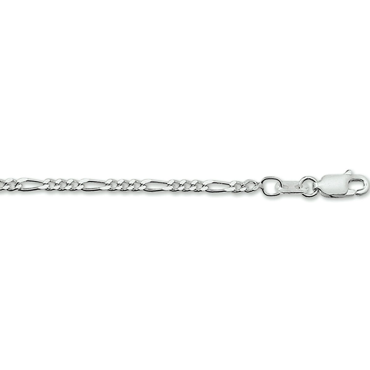 Zilveren figaro collier 2,7mm 50cm