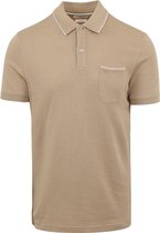 Brax - Polo Paddy Beige - Modern-fit - Heren Poloshirt Maat 5XL