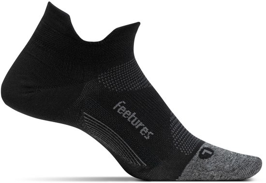 Feetures Elite Ultra Light No Show Tab - Blanc - Chaussettes de course - Chaussettes de sport - Extra Large - 47/51