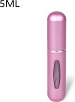 Flacon de Parfum - Rechargeable - Handy Flacon de parfum rechargeable - 5 ML - Atomiseur de parfum Sac à main - Mini flacon de parfum - Festival - Rose