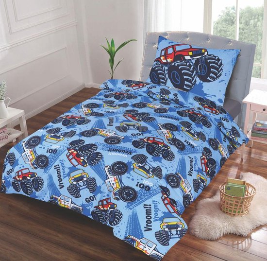 Kinderen Tractor Dekbedovertrek Set 2/3 Stuk Jongens Tractor Beddengoed Met Kussenslopen 50x75cm Voor Kinderen Tieners