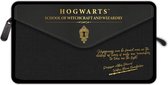 Harry Potter - Hogwarts Schild - Kunstlederen Etui met Meerdere Vakken - Zwart