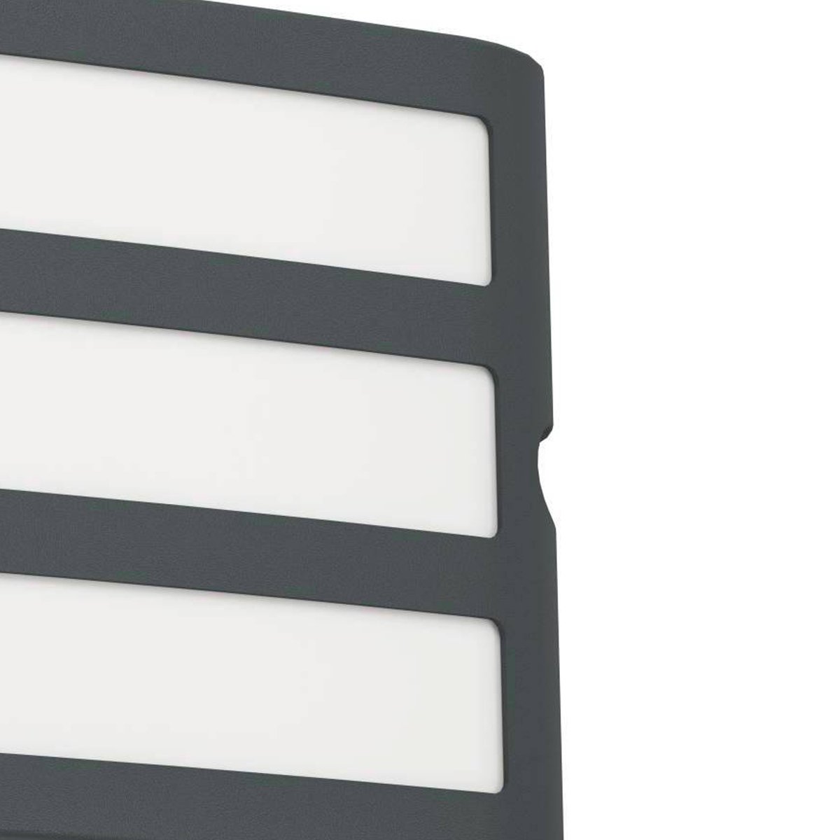 Eglo Camarda Wandlamp Buiten - E27 - 22 cm - Antraciet en Wit