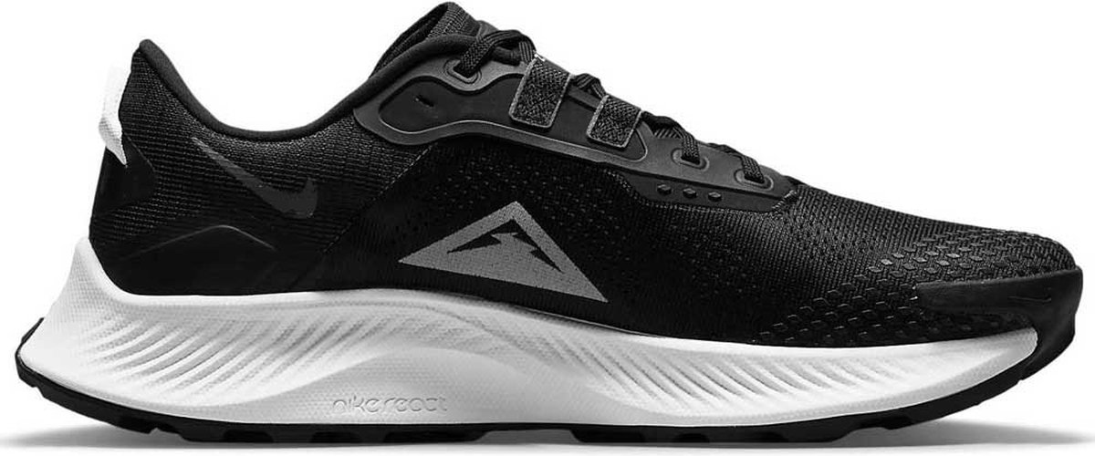 NIKE Pegasus Trail 3 Hardloopschoenen Heren Pure Platinum Dark Smoke Zwart