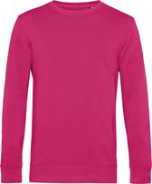 Organic Inspire Crew Neck Sweater B&C Collectie Magenta Roze maat M