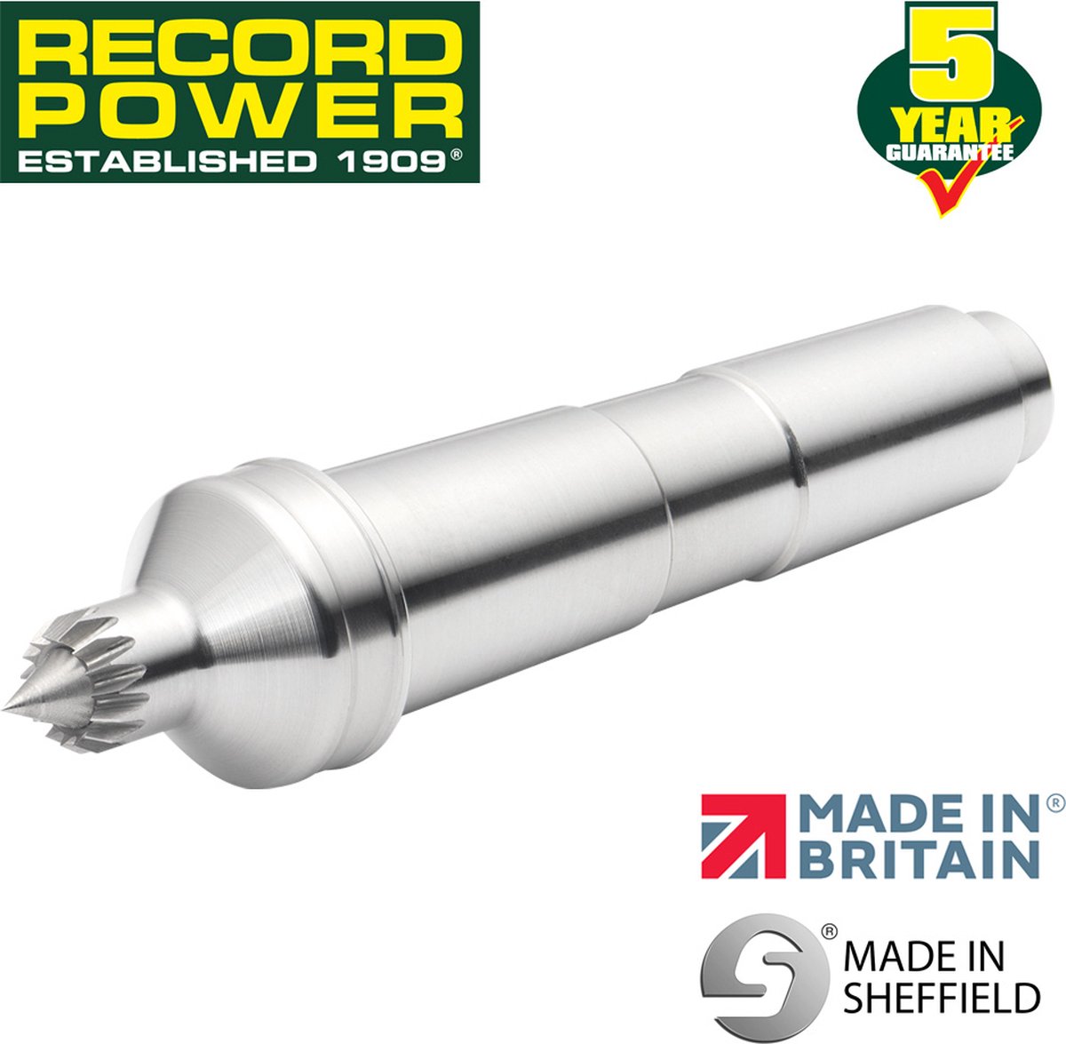 Record Power - Coronet Hawk Multi-tand meenemer met verende centerpunt - 10 mm - MC2