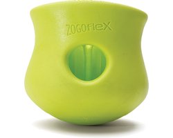 West Paw Toppl Zogoflex - Sterk Honden Speelgoed - Slowfeeder - Groen - Extra Large - 12 cm
