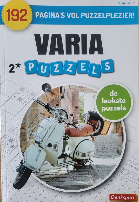 klant Relatief mat Denksport Varia puzzels 3 sterren - Denksport puzzelboek voor volwassenen  192 pagina's... | bol.com