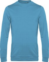 Sweater 'French Terry' B&C Collectie maat M Hawaiian Blue