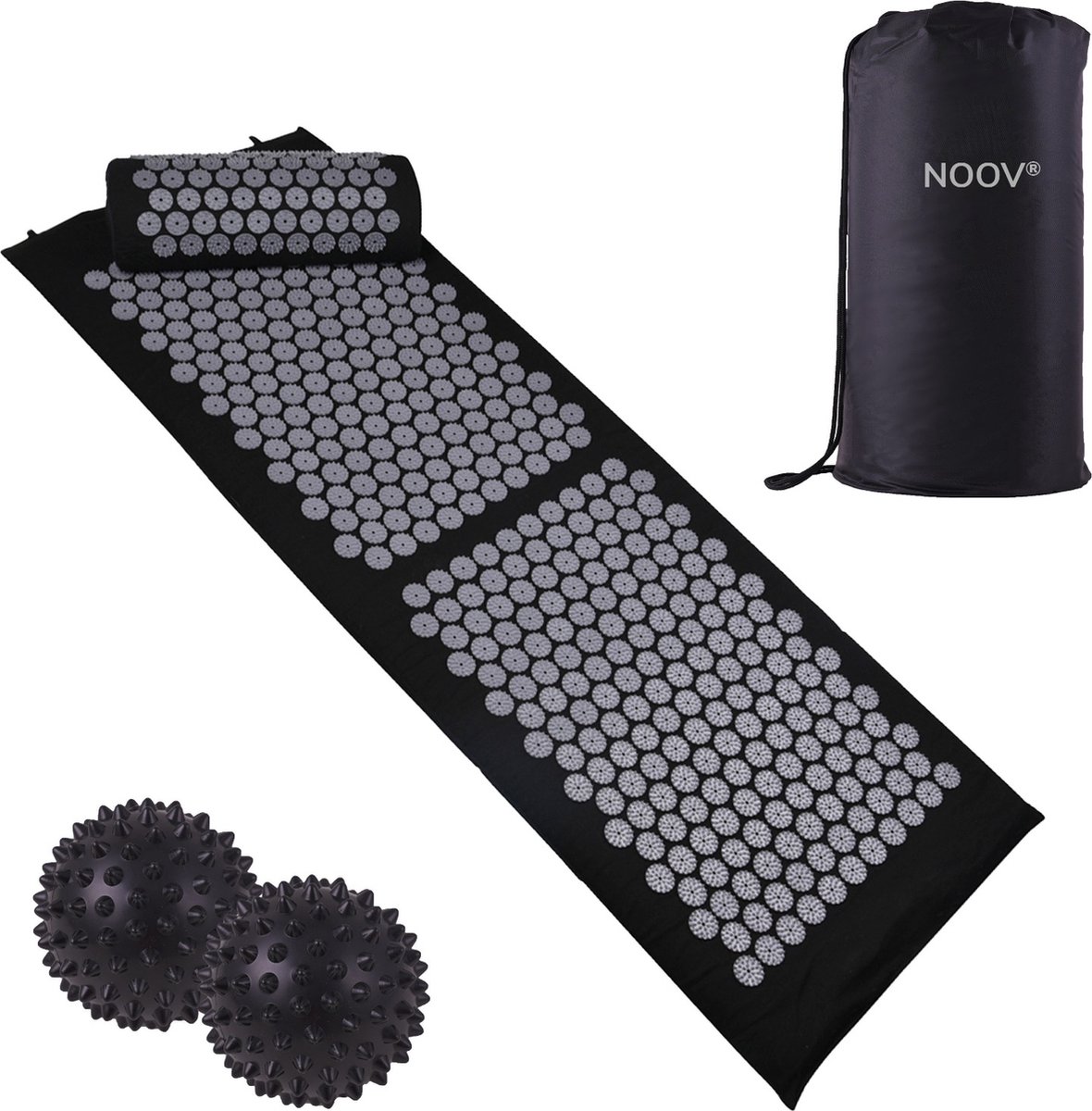 NOOV® Acupressuur Mat Extra Lang Spijkermat Shaktimat XL Met