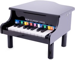 foto van New Classic Toys Houten Vleugel Piano met Muziekboekje