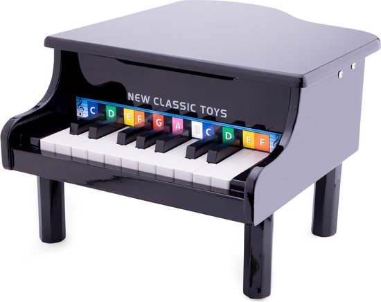New Classic Toys Houten Vleugel Piano met Muziekboekje