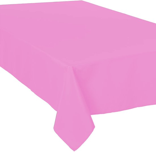 haar Karu maart Licht roze papieren tafelkleed 137 x 274 cm | bol.com