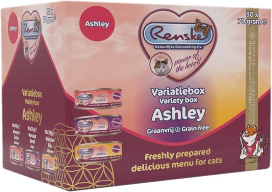 Renske Vers Kat Variatiebox Ashley 30 x 70 gr