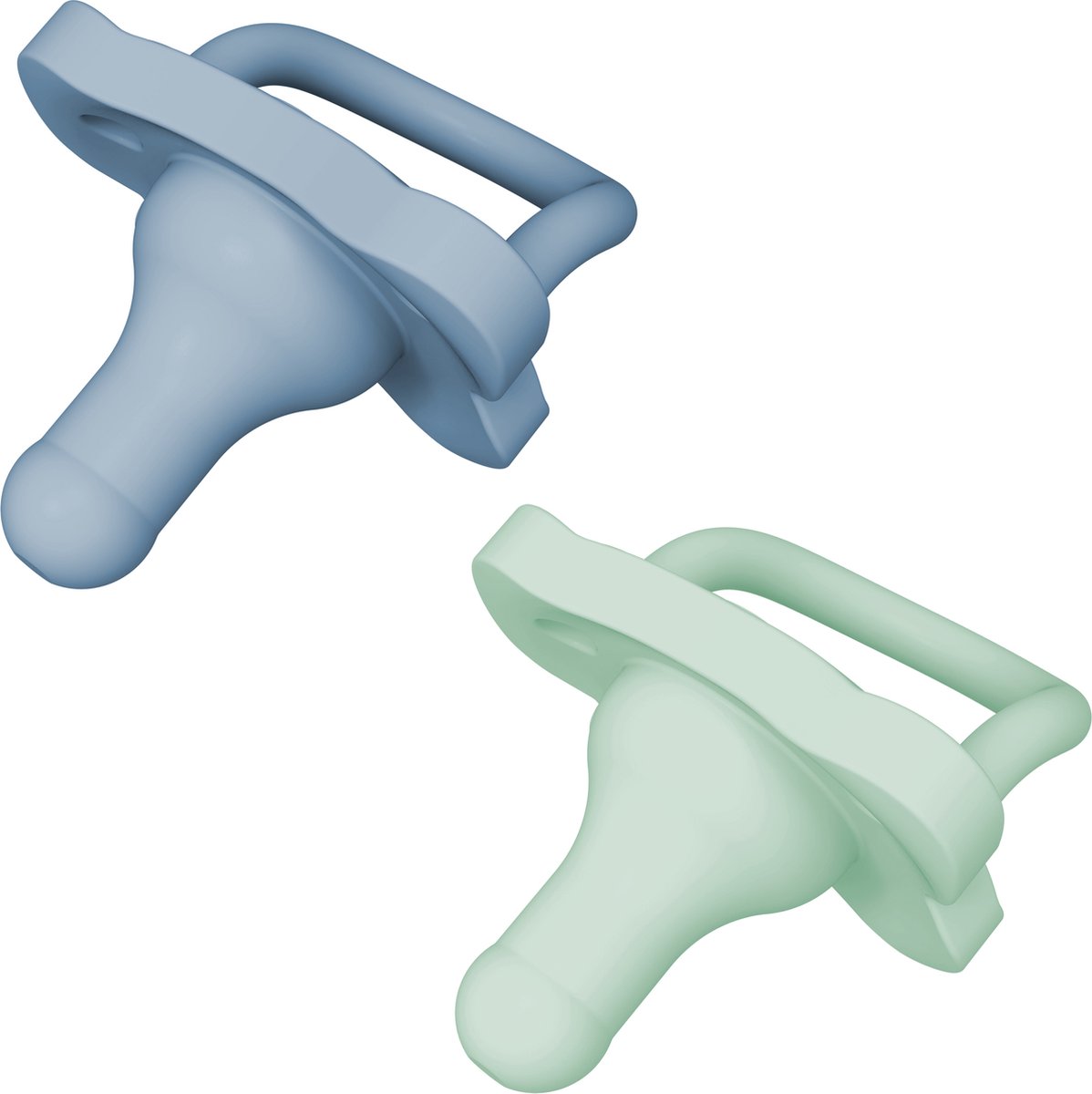 Dr. Brown’s HappyPaci Fopspeen - 0-6 mnd - Blauw Groen - 2 stuks