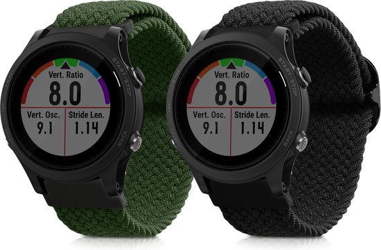 Bracelet En Nylon De Rechange Pour Garmin Forerunner 745, 935, 945 - Réglable, Boucle Acier, Couleurs Variées - 2