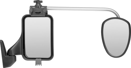 REPUSEL caravanspiegels - ALUFOR, vlak glas, lange arm (per paar) — afbeelding 2