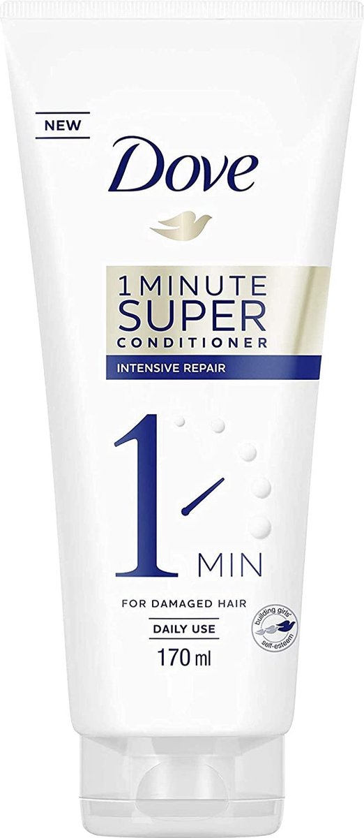 Dove 1 Minute Super Conditioner - Intensive Repair - Voor Beschadigd Haar - Dagelijks te Gebruiken