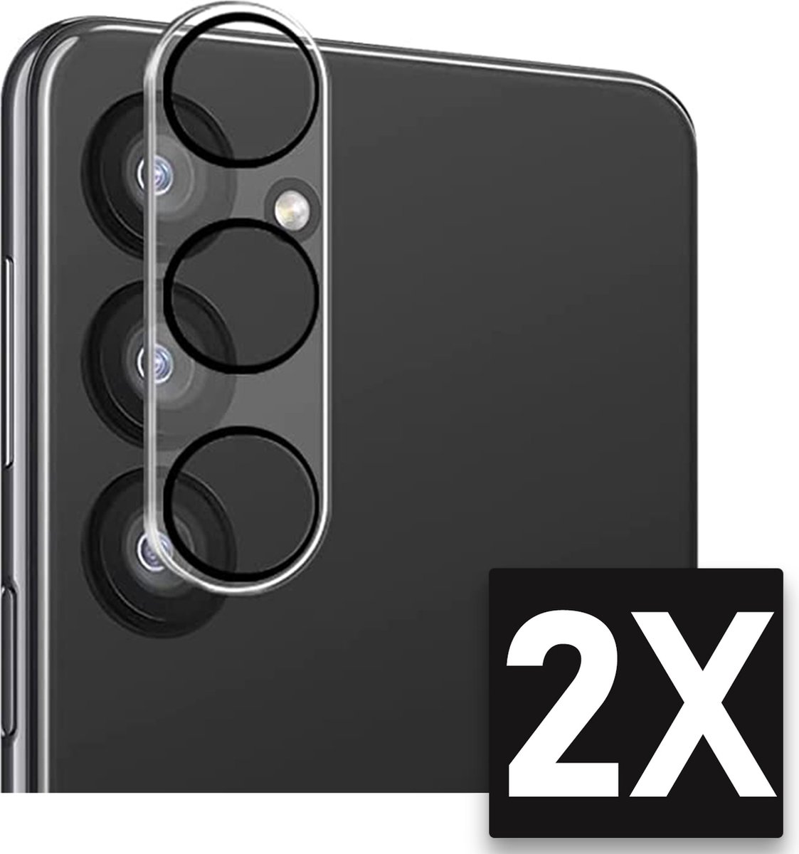 Casemania Camera Protector Geschikt voor de Samsung Galaxy S23 & S23 Plus - 2 Stuks