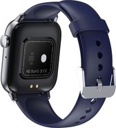 SAMTECH Smartwatch bandje - polsband - Strap QS08 - Donkerblauw