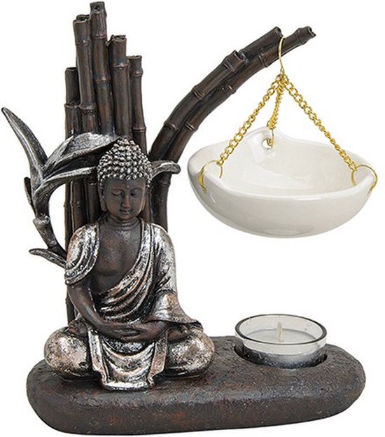 Lampe à parfum Buddha Poly - Suspension 19x18x20 cm
