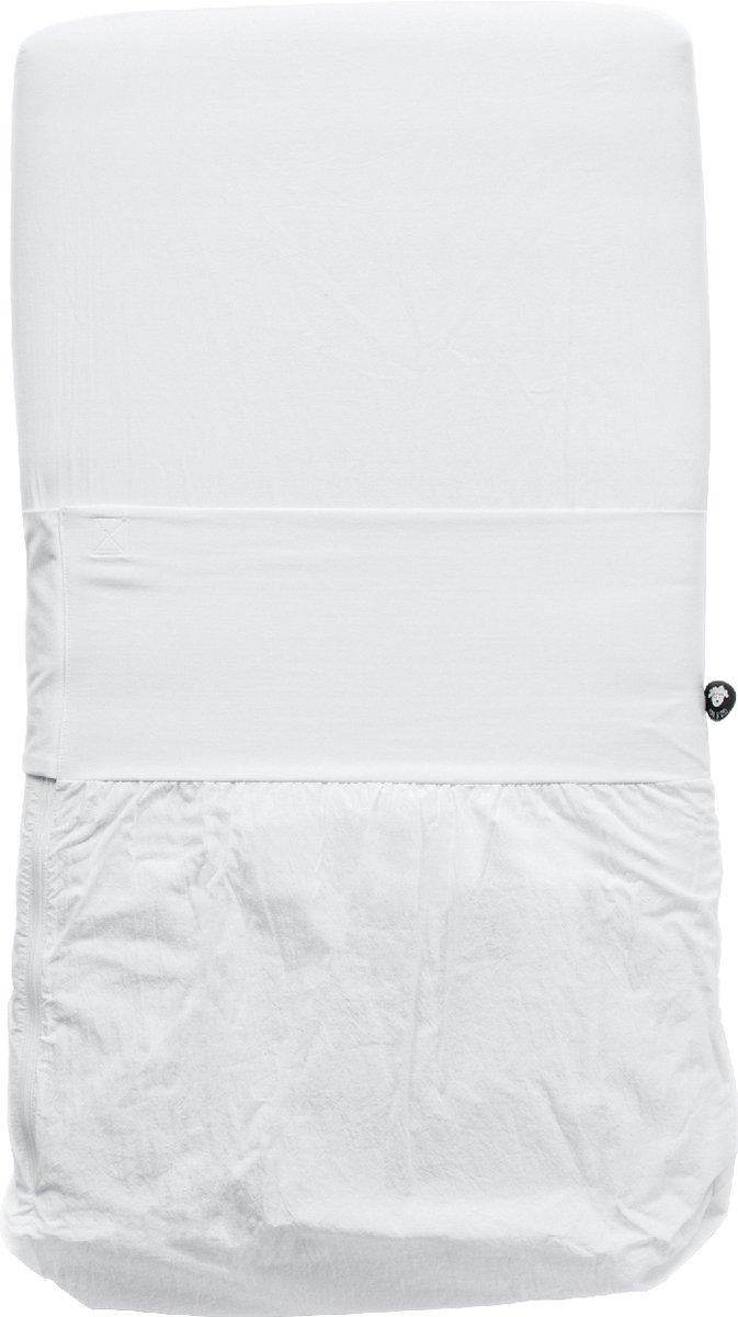 NUNKI Ledikant lakentje - simpel strak instoppen (ipv inbakeren)- 60x120 White