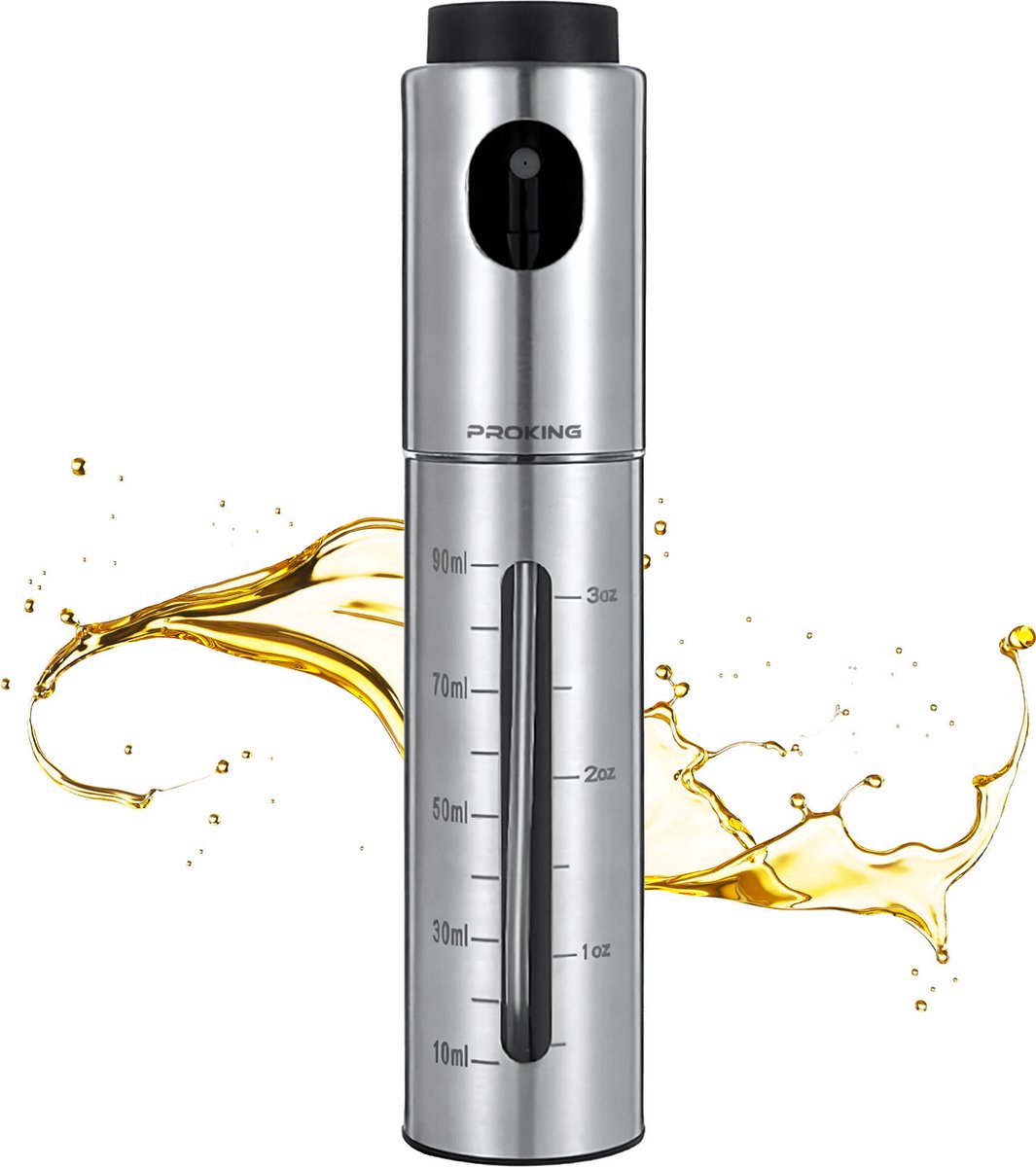 PROKING Olijfolie sprayer - BBQ fles verstuiver - Airfryer keuken spray - Kokos olie - Olijf olie