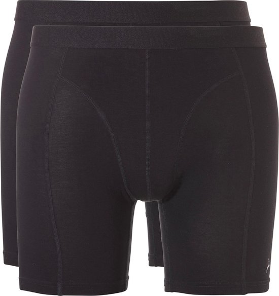 Basics long shorts zwart 2 pack voor Heren | Maat S