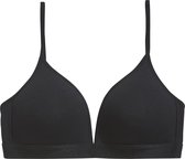 Ten Cate Basics organic cotton stretch voorgevormde bh zwart voor Meisjes | Maat 75AA