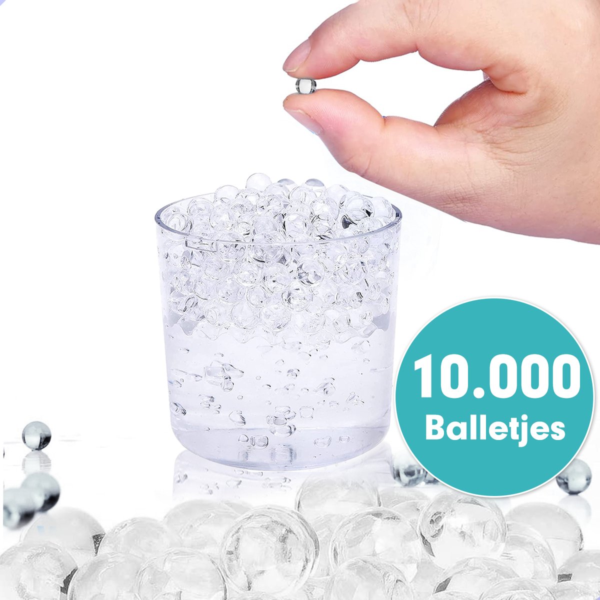 Orbeez - Boules de gel Orbeez - 10000 pièces - Boules de gel absorbant  l'eau - 50 grammes