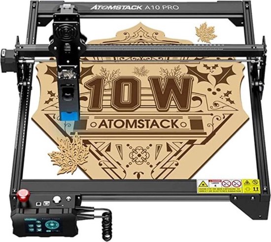 ATOMSTACK A10 PRO Machine de gravure laser, 10W découpe laser, découpe laser  CNC haute précision à