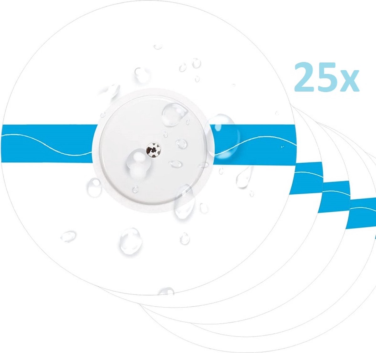 25 stuks Freestyle Libre sensor pleisters/fixtape transparant - Waterdicht en huidvriendelijk - nieuwste versie - Beactiff