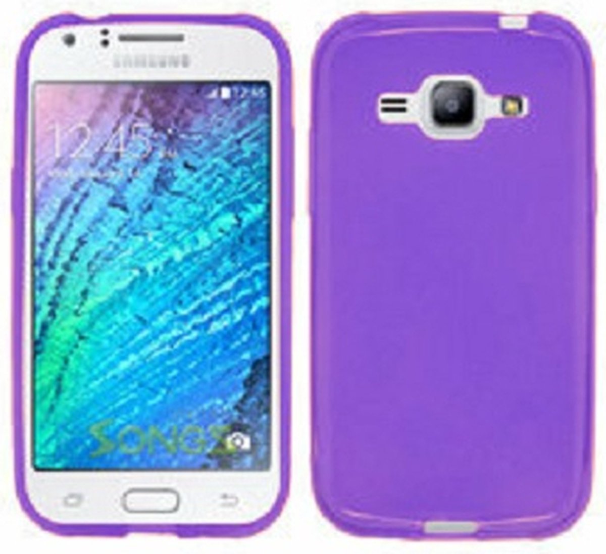Samsung J5 2015 Hoesje TPU Siliconen Paars