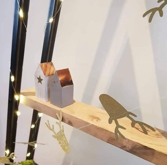 TLF Kerstboom staal met robuuste planken bol